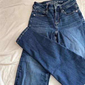 American Eagle Outfitters Women’s Dark Blue Skinny Jeans